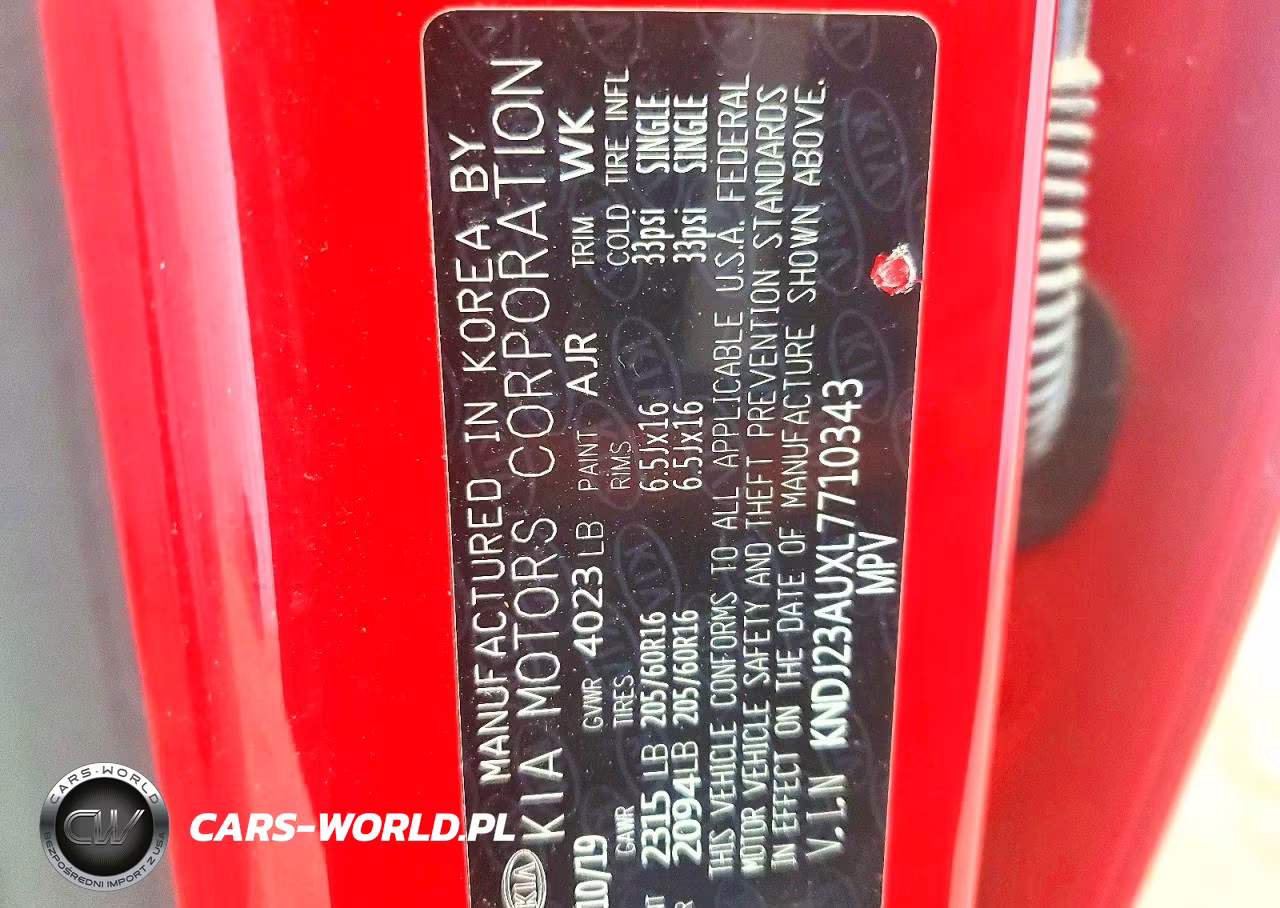 2020 Kia Soul S VIN:KNDJ23AUXL7710343 - 12