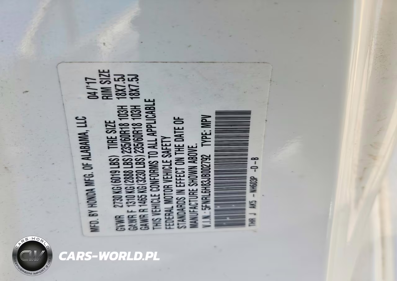 2018 Honda Odyssey Touring VIN:5FNRL6H83JB002792 - 13