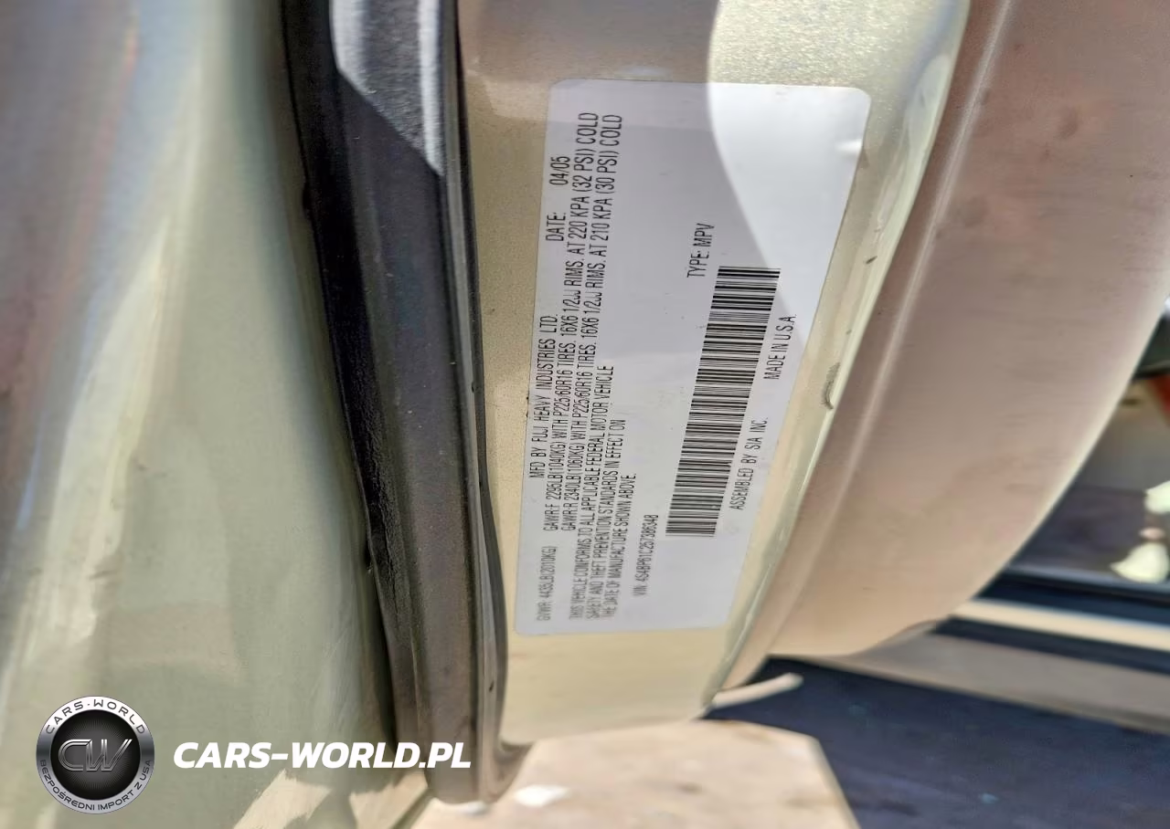 2005 Subaru Legacy Outback 2.5I VIN:4S4BP61C257386348 - 13