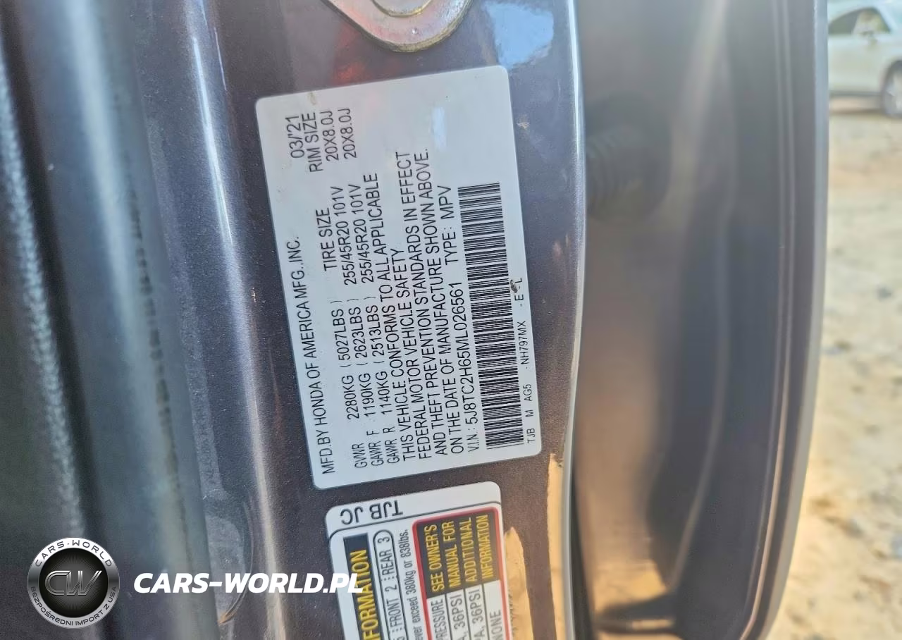 2021 Acura Rdx A-Spec VIN:5J8TC2H65ML026561 - 12