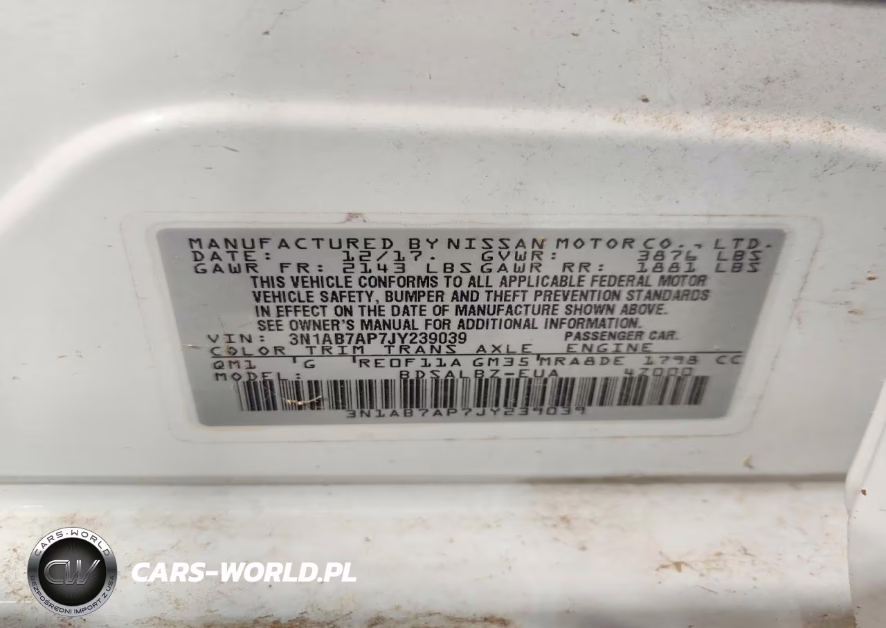 2018 Nissan Sentra VIN:3N1AB7AP7JY239039 - 12