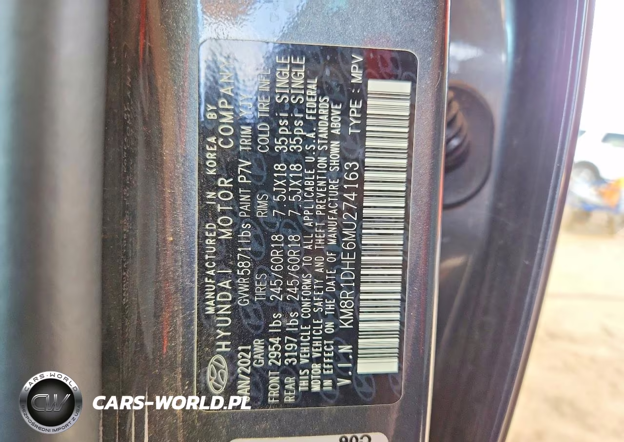 2021 Hyundai Palisade Se VIN:KM8R1DHE6MU274163 - 14