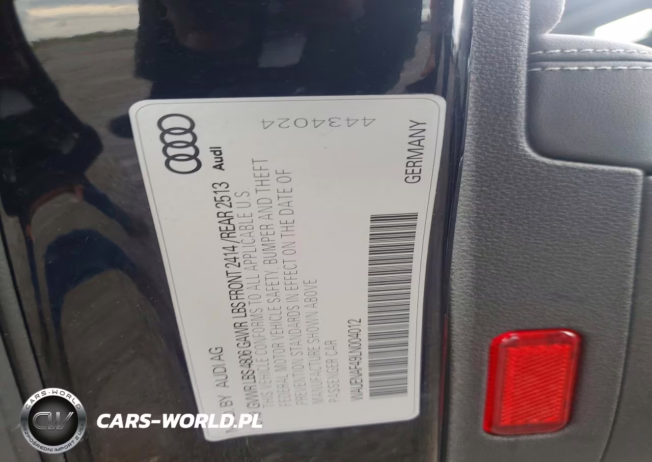 2020 Audi A4 Premium Plus VIN:WAUENAF49LN004012 - 12