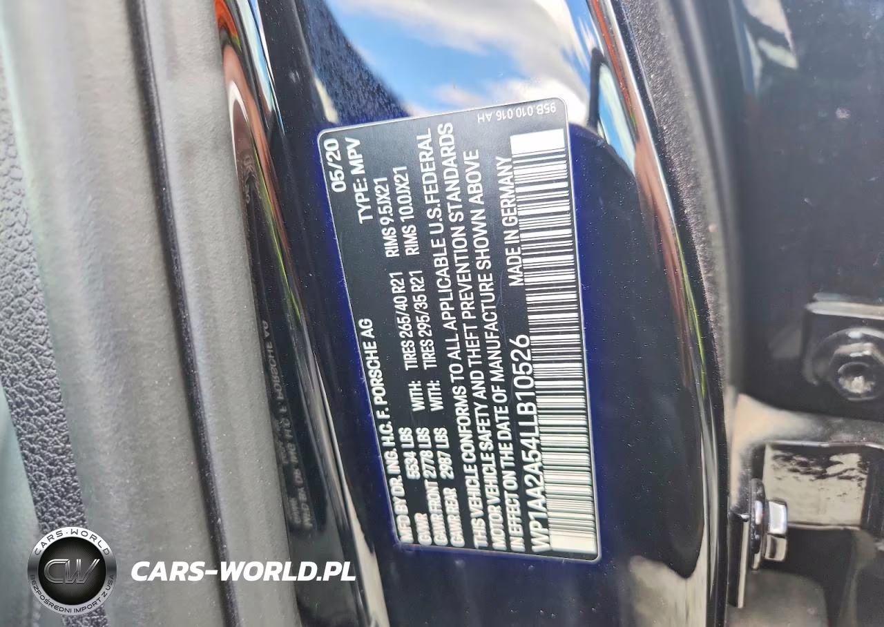 2020 Porsche Macan VIN:WP1AA2A54LLB10526 - 13