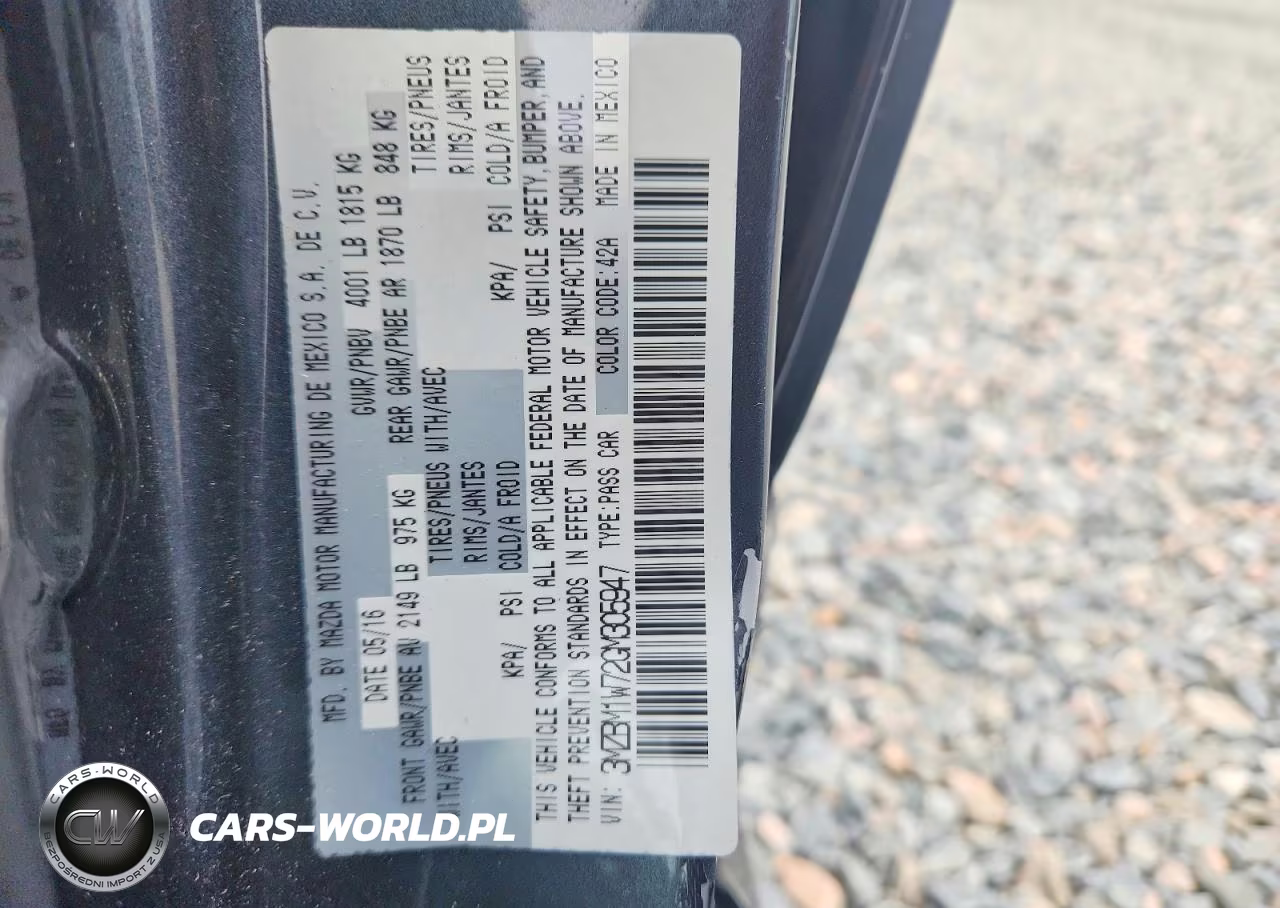 2016 Mazda 3 Touring VIN:3MZBM1W72GM305947 - 12