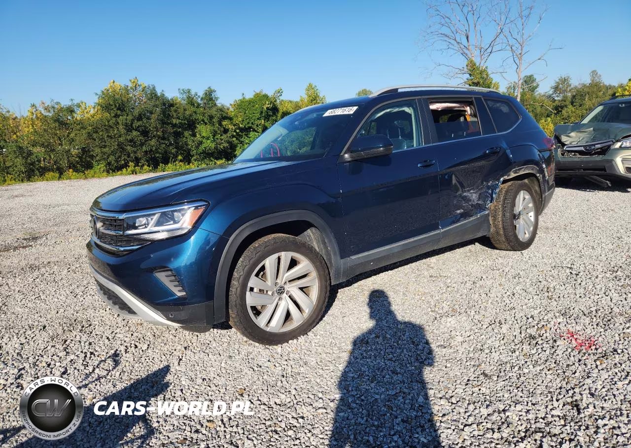 2021 Volkswagen Atlas Sel VIN:1V2BR2CA7MC534002 - 1