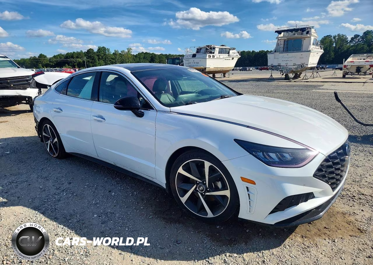 2021 Hyundai Sonata Sel Plus VIN:5NPEJ4J21MH107299 - 4