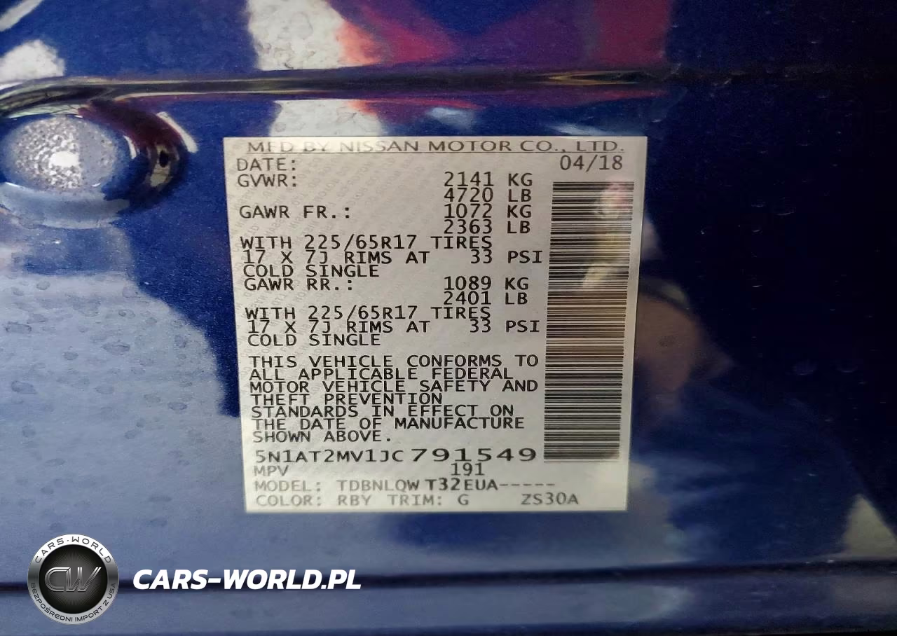 2018 Nissan Rogue Sv VIN:5N1AT2MV1JC791549 - 13