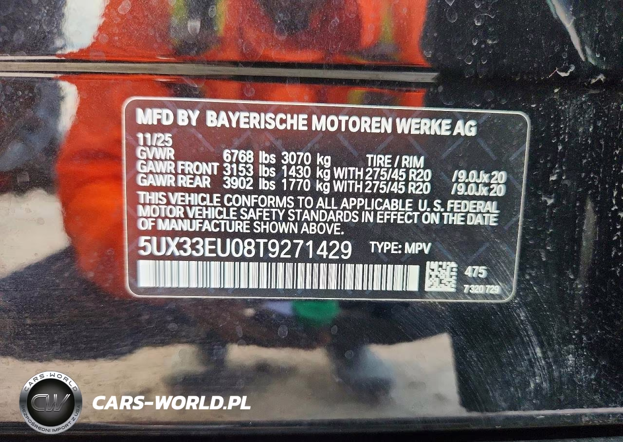 2026 BMW X5 M60I VIN:5UX33EU08T9271429 - 14