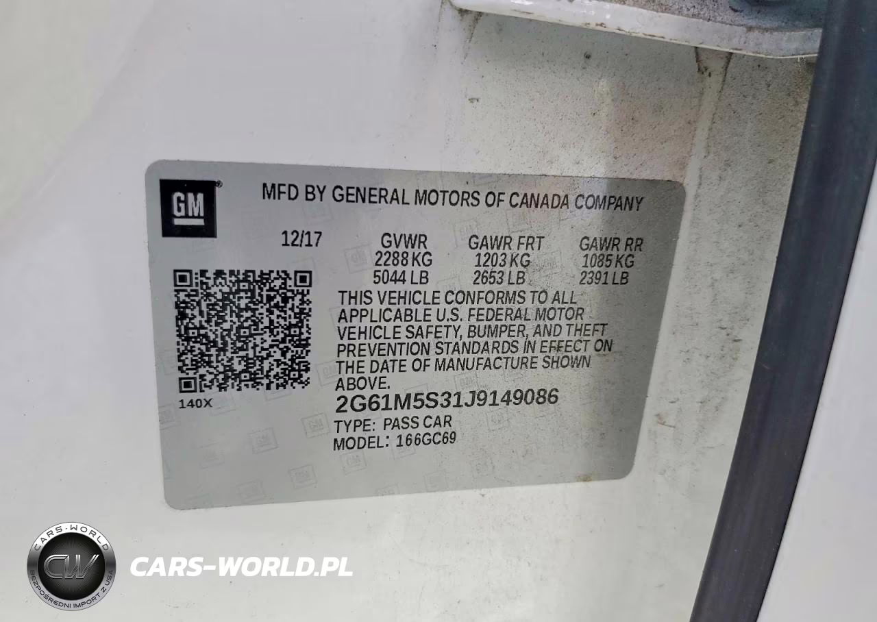 2018 Cadillac Xts Luxury VIN:2G61M5S31J9149086 - 12