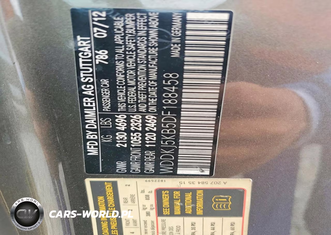 2013 Mercedes-Benz E 350 VIN:WDDKJ5KB5DF188458 - 12