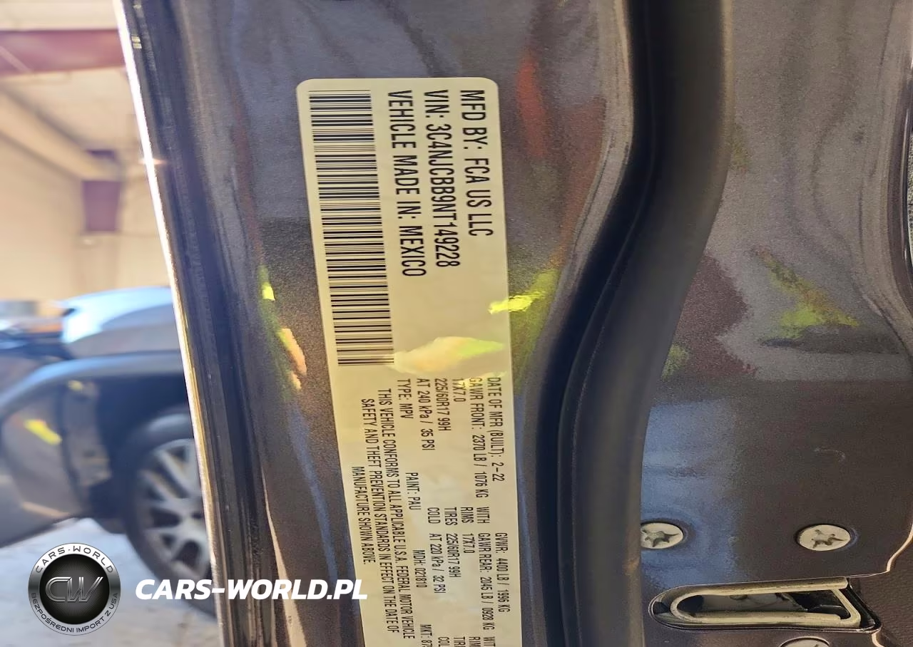 2022 Jeep Compass Latitude VIN:3C4NJCBB9NT149228 - 14