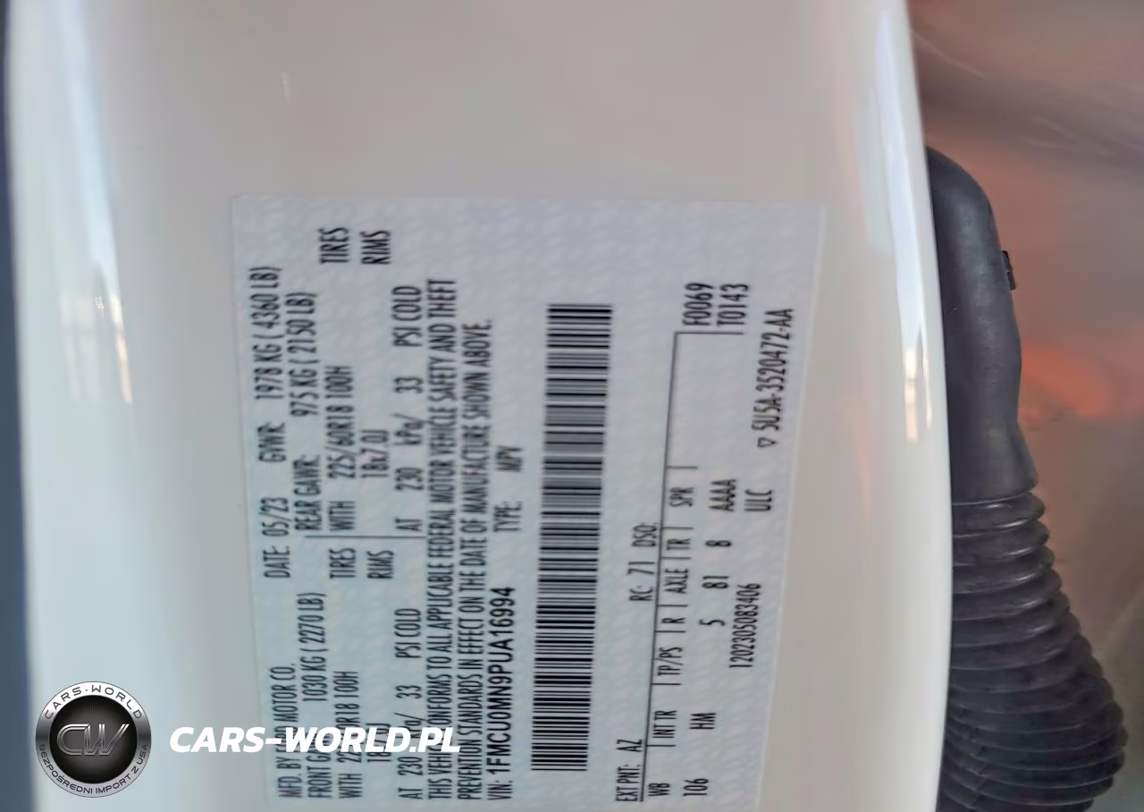 2023 Ford Escape St Line VIN:1FMCU0MN9PUA16994 - 13
