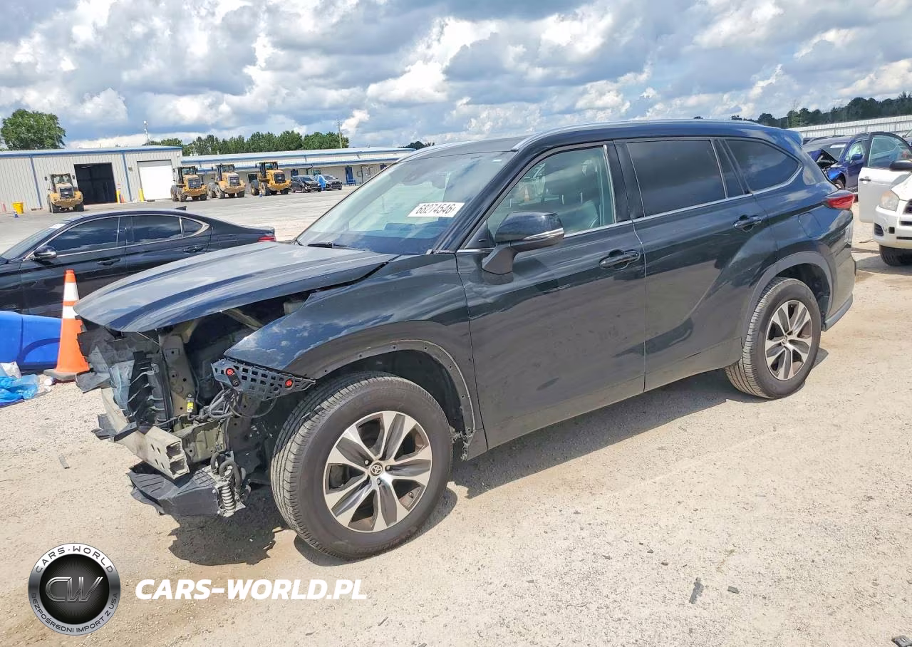 2021 Toyota Highlander Xle VIN:5TDGZRAH3MS516563 - 1
