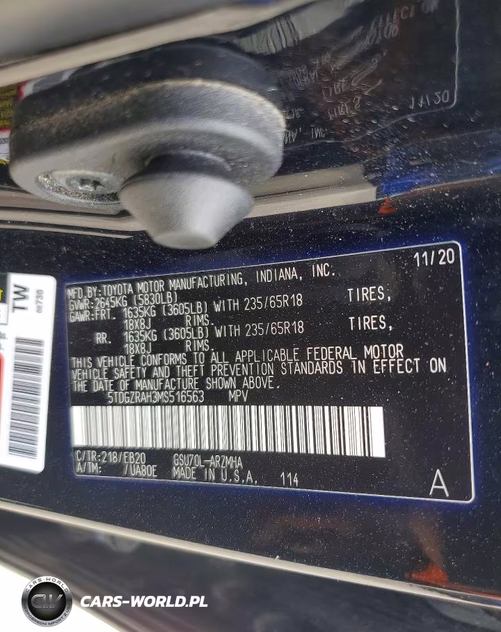 2021 Toyota Highlander Xle VIN:5TDGZRAH3MS516563 - 14