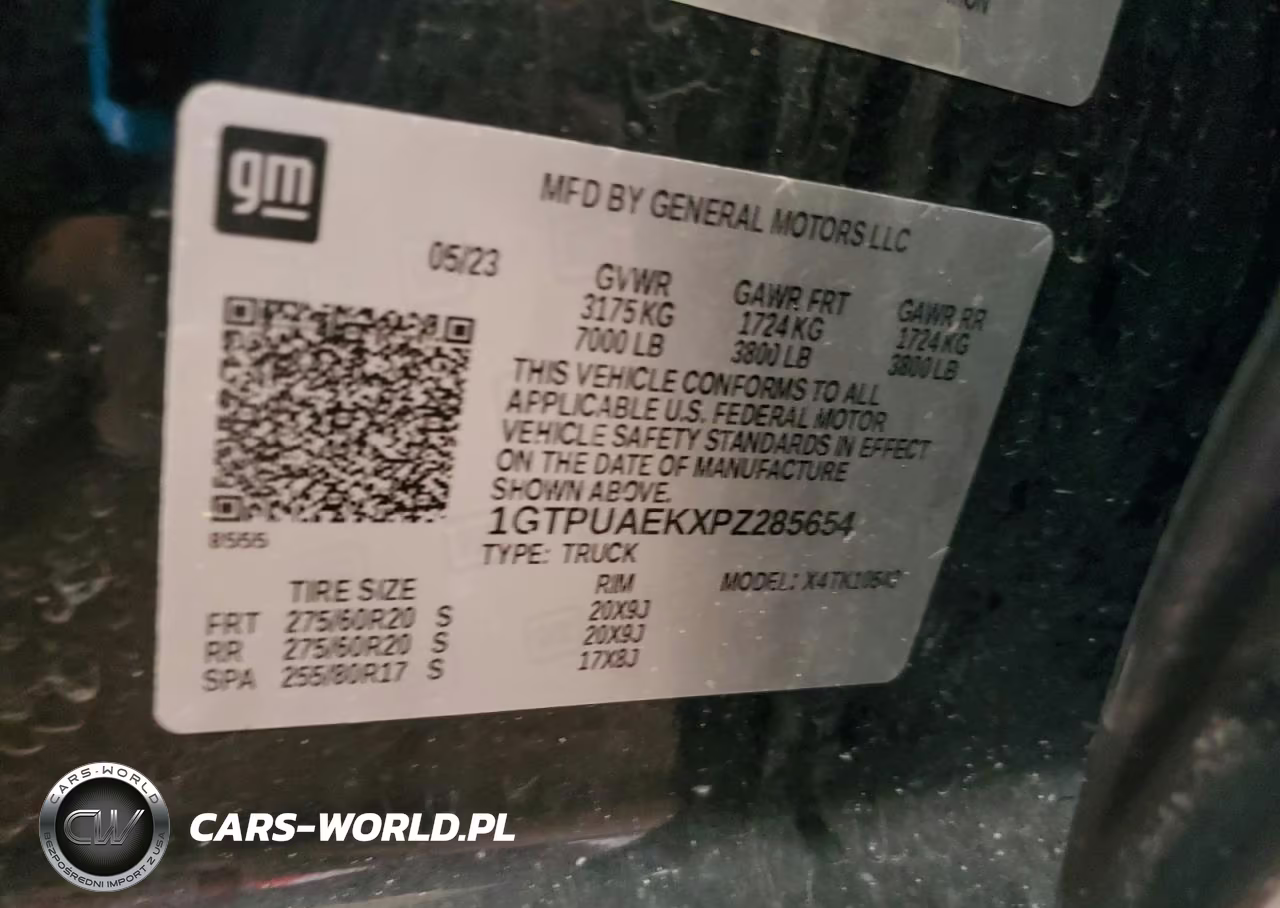 2023 GMC Sierra K1500 VIN:1GTPUAEKXPZ285654 - 13