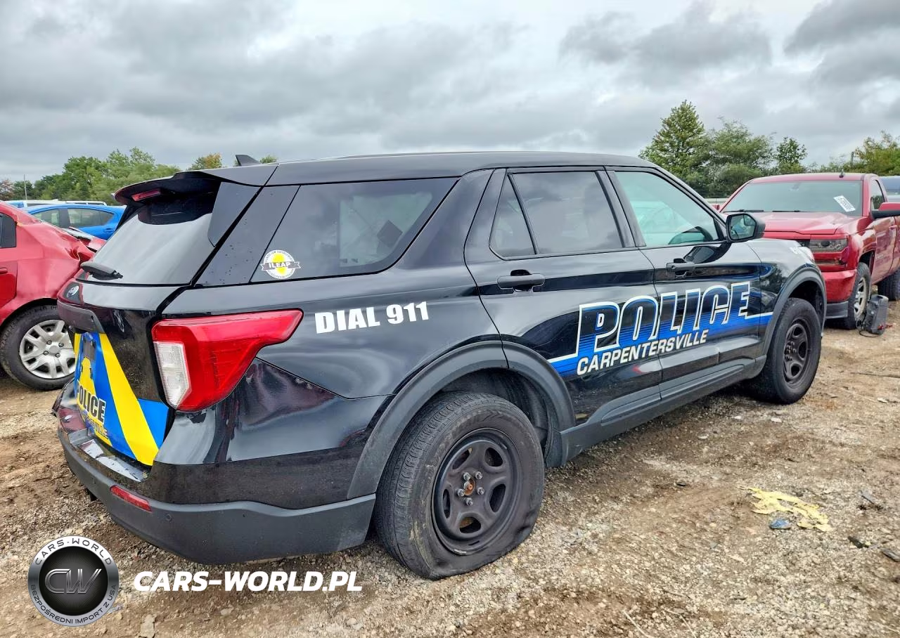 2022 Ford Explorer Police Interceptor VIN:1FM5K8AB9NGB81723 - 3