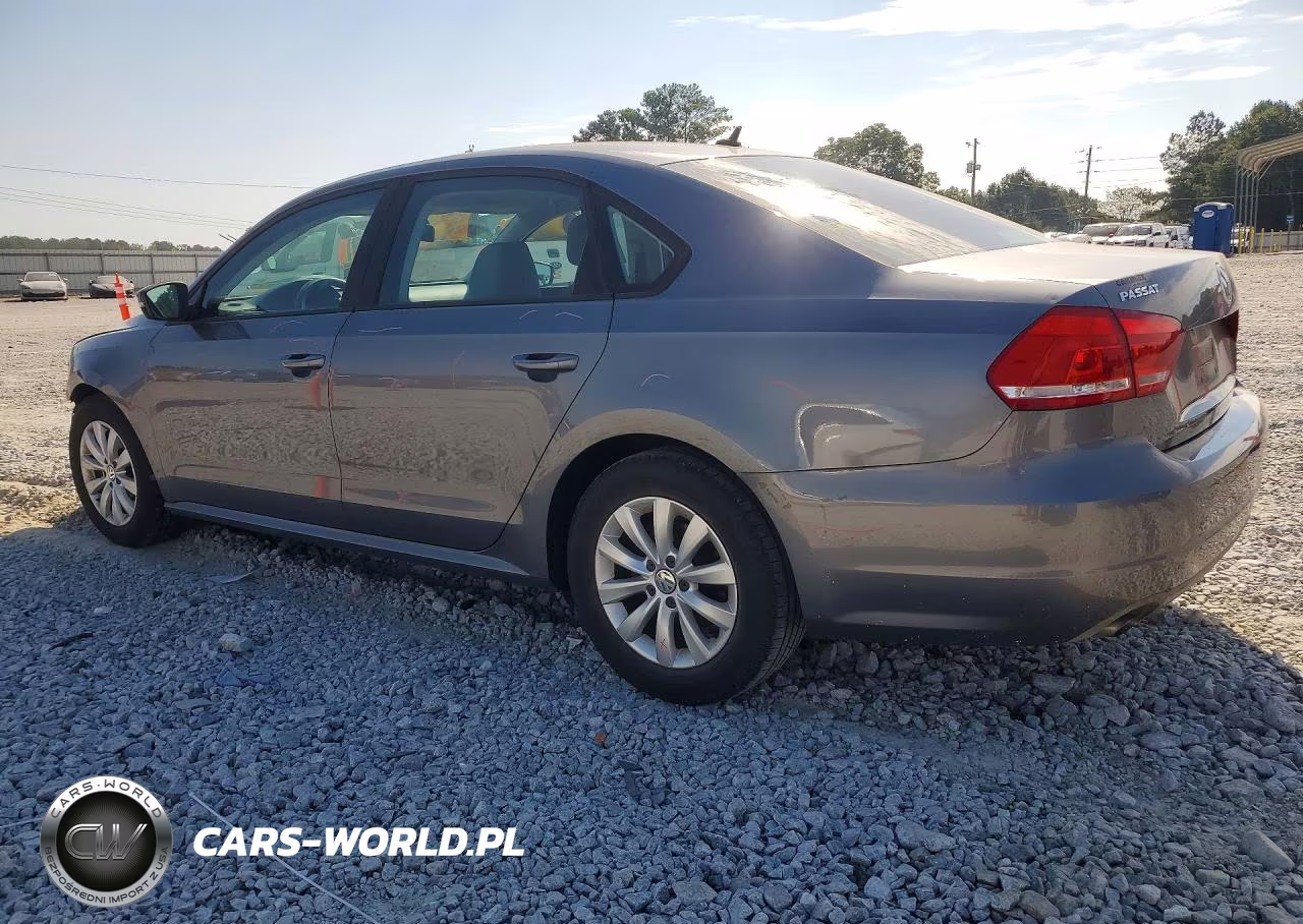 2013 Volkswagen Passat S VIN:1VWAH7A31DC093546 - 2
