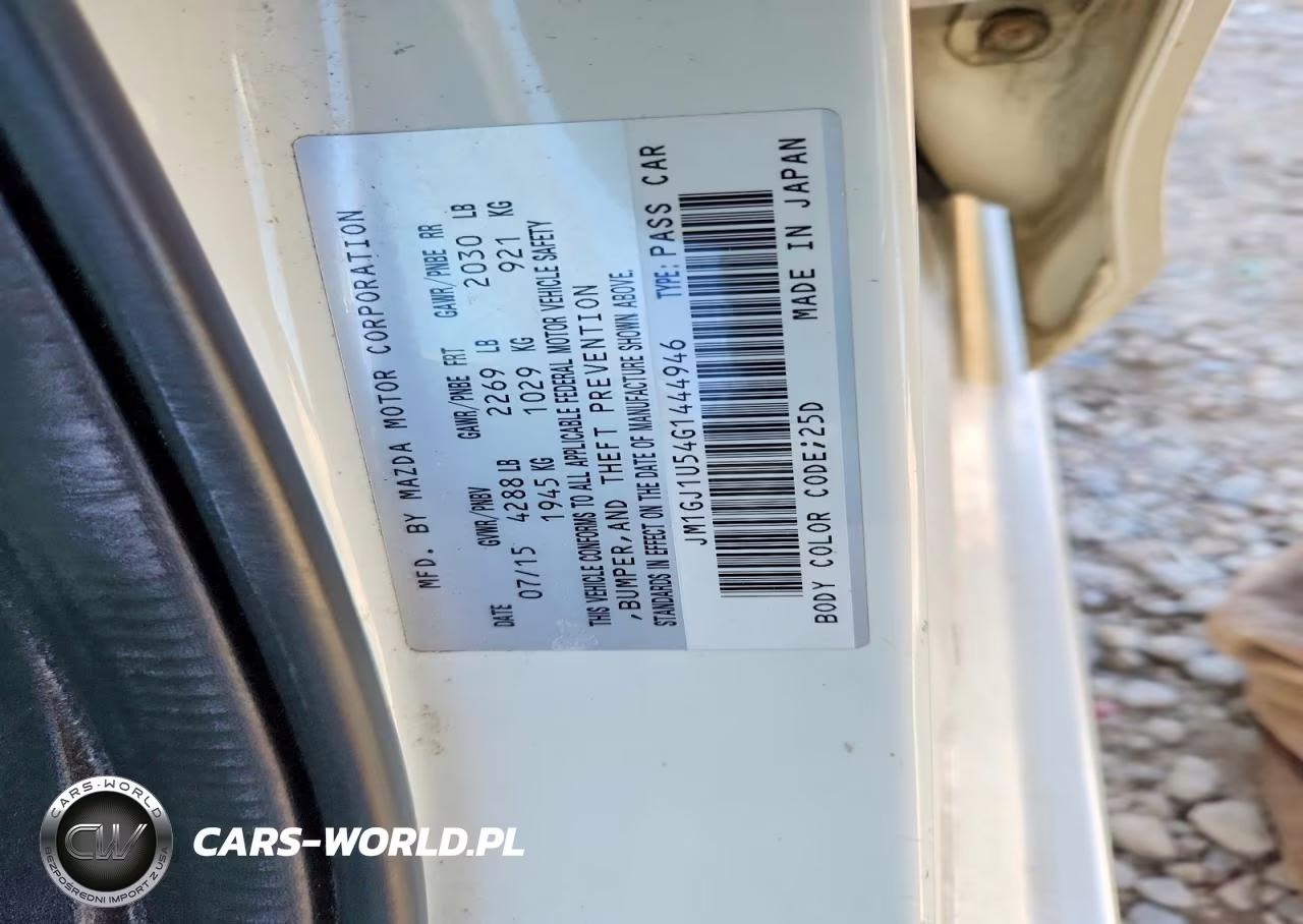 2016 Mazda 6 Sport VIN:JM1GJ1U54G1444946 - 12