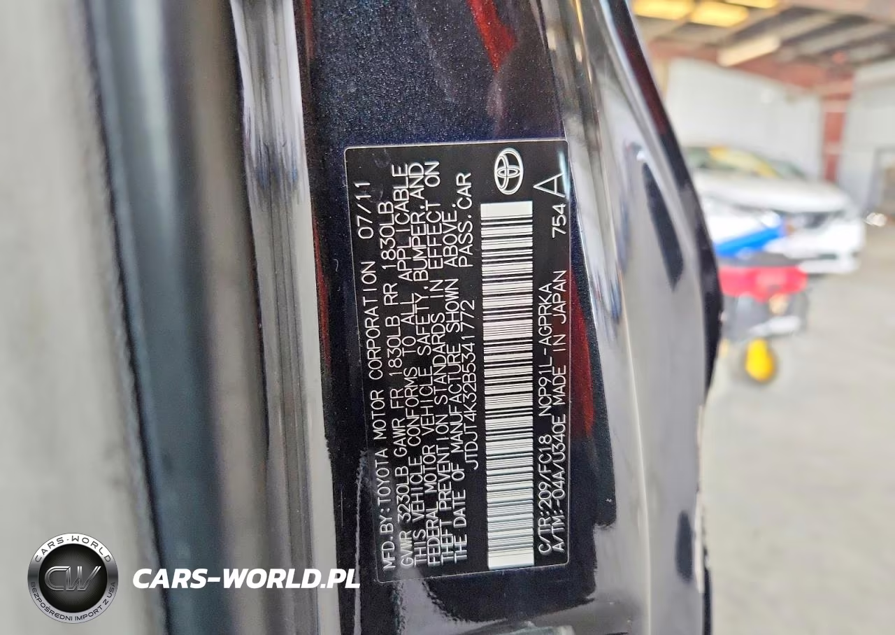 2011 Toyota Yaris Base VIN:JTDJT4K32B5341772 - 12