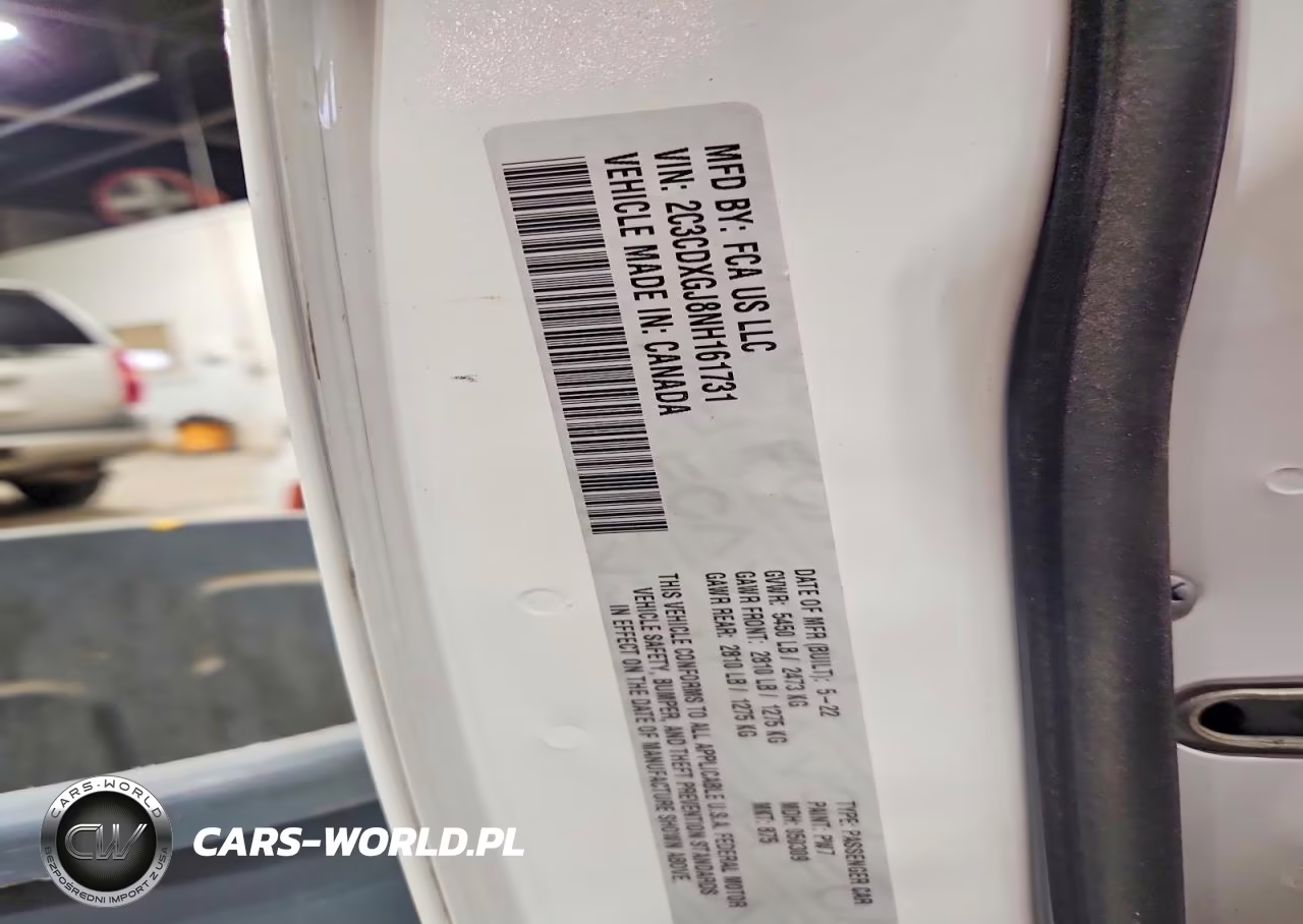 2022 Dodge Charger Scat Pack VIN:2C3CDXGJ8NH161731 - 12