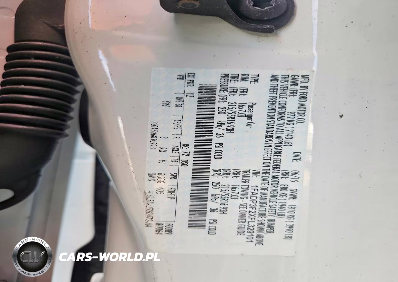 2015 Ford Focus Se VIN:1FADP3F2XFL329101 - 12