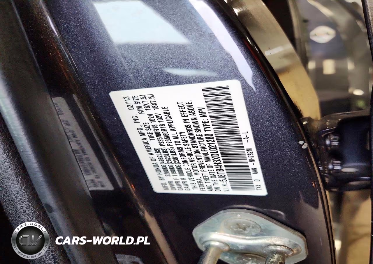 2013 Acura Rdx VIN:5J8TB4H3XDL021280 - 13