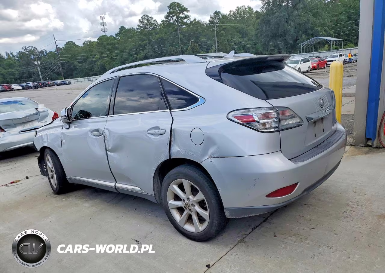 2012 Lexus Rx 350 VIN:2T2ZK1BA6CC080066 - 2