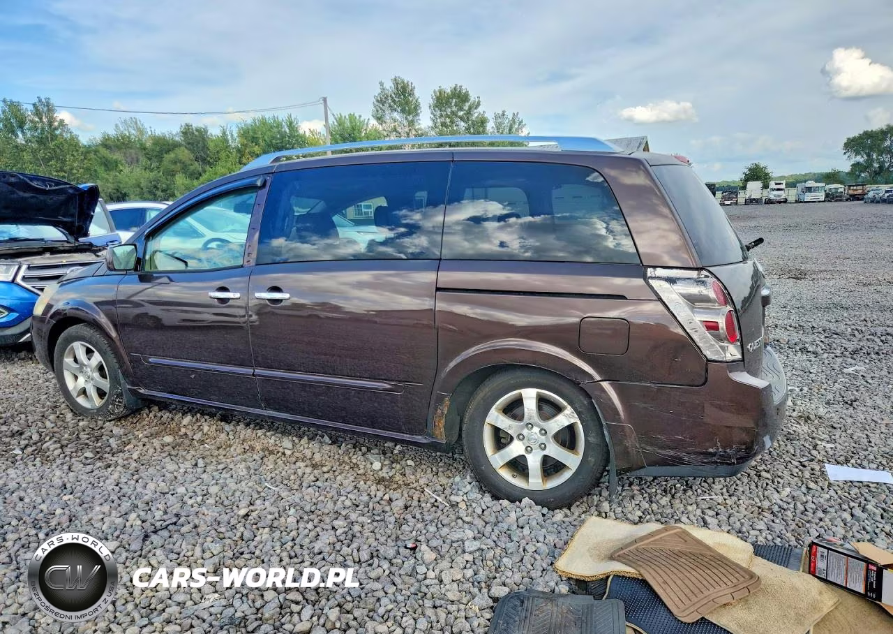 2007 Nissan Quest 3.5 VIN:5N1BV28U27N121022 - 2