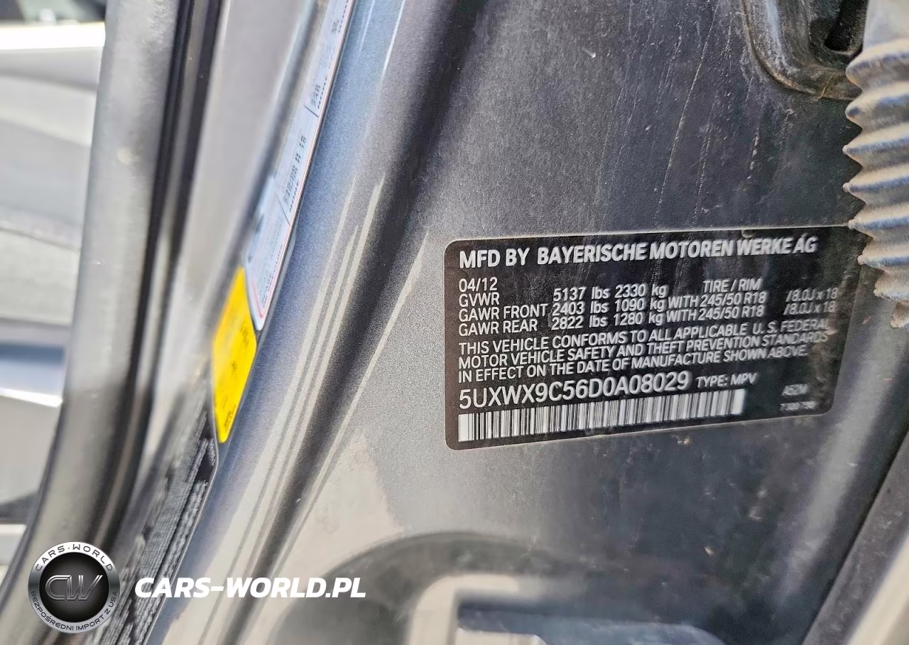 2013 BMW X3 xDrive28I VIN:5UXWX9C56D0A08029 - 13