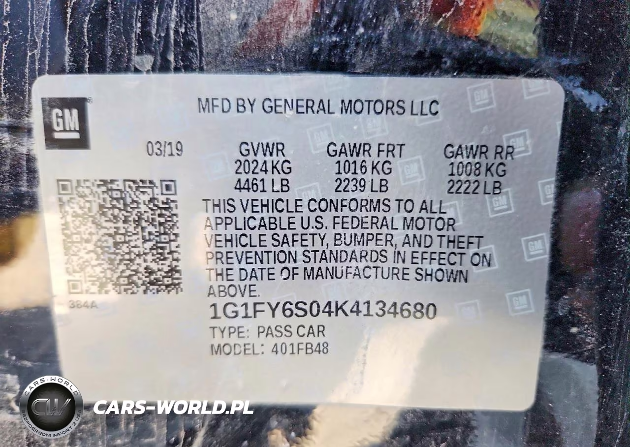2019 Chevrolet Bolt Ev Lt VIN:1G1FY6S04K4134680 - 13