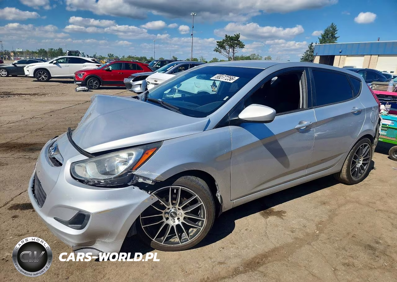 2012 Hyundai Accent Gs VIN:KMHCT5AE6CU056271 - 1