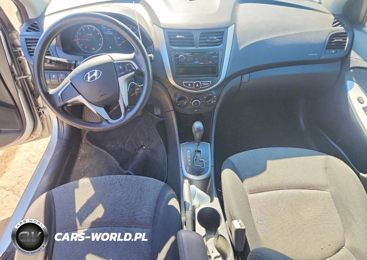 2012 Hyundai Accent Gs VIN:KMHCT5AE6CU056271 - 8