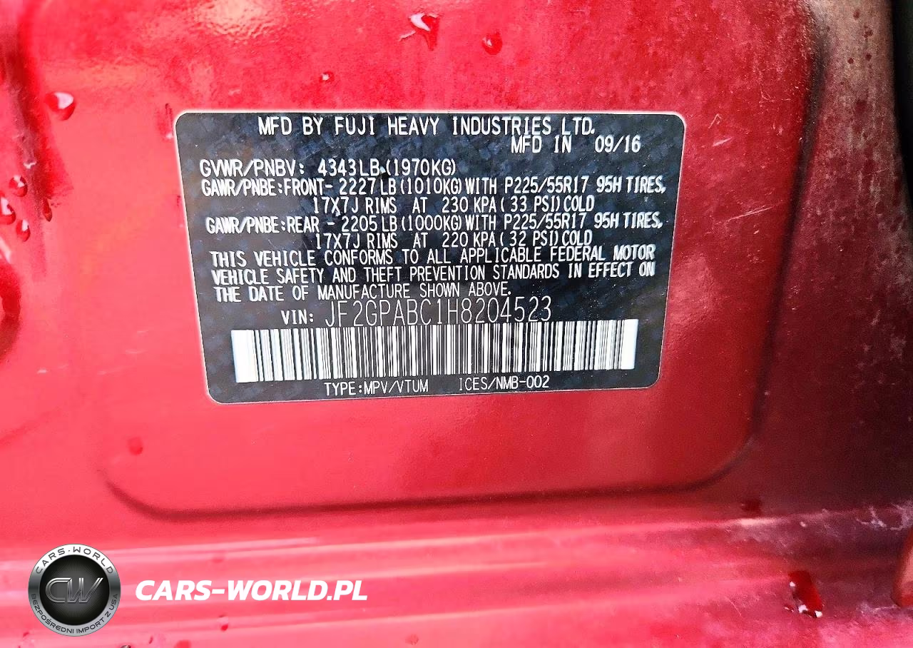 2017 Subaru Crosstrek Premium VIN:JF2GPABC1H8204523 - 13