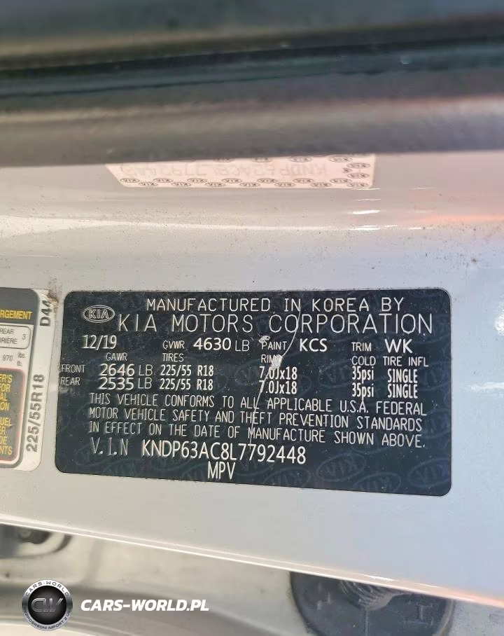 2020 Kia Sportage S VIN:KNDP63AC8L7792448 - 14
