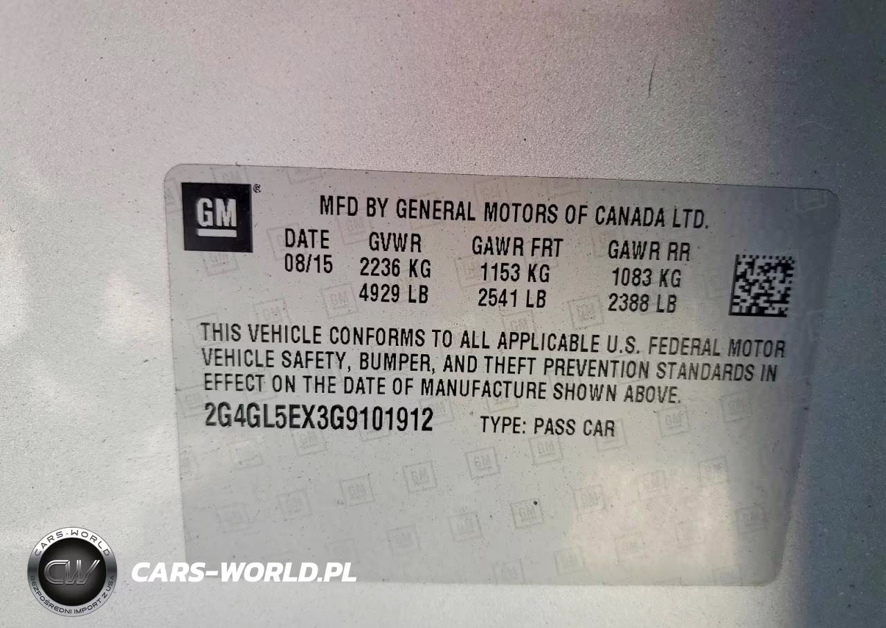 2016 Buick Regal VIN:2G4GL5EX3G9101912 - 12