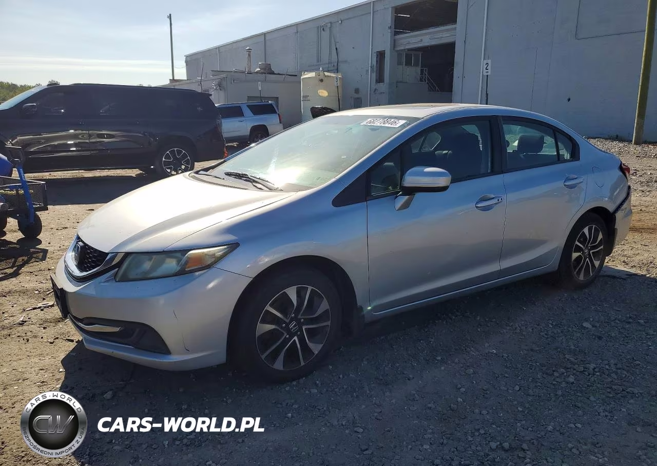 2014 Honda Civic Ex VIN:19XFB2F8XEE017593 - 1
