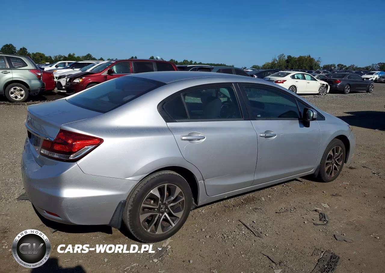 2014 Honda Civic Ex VIN:19XFB2F8XEE017593 - 3