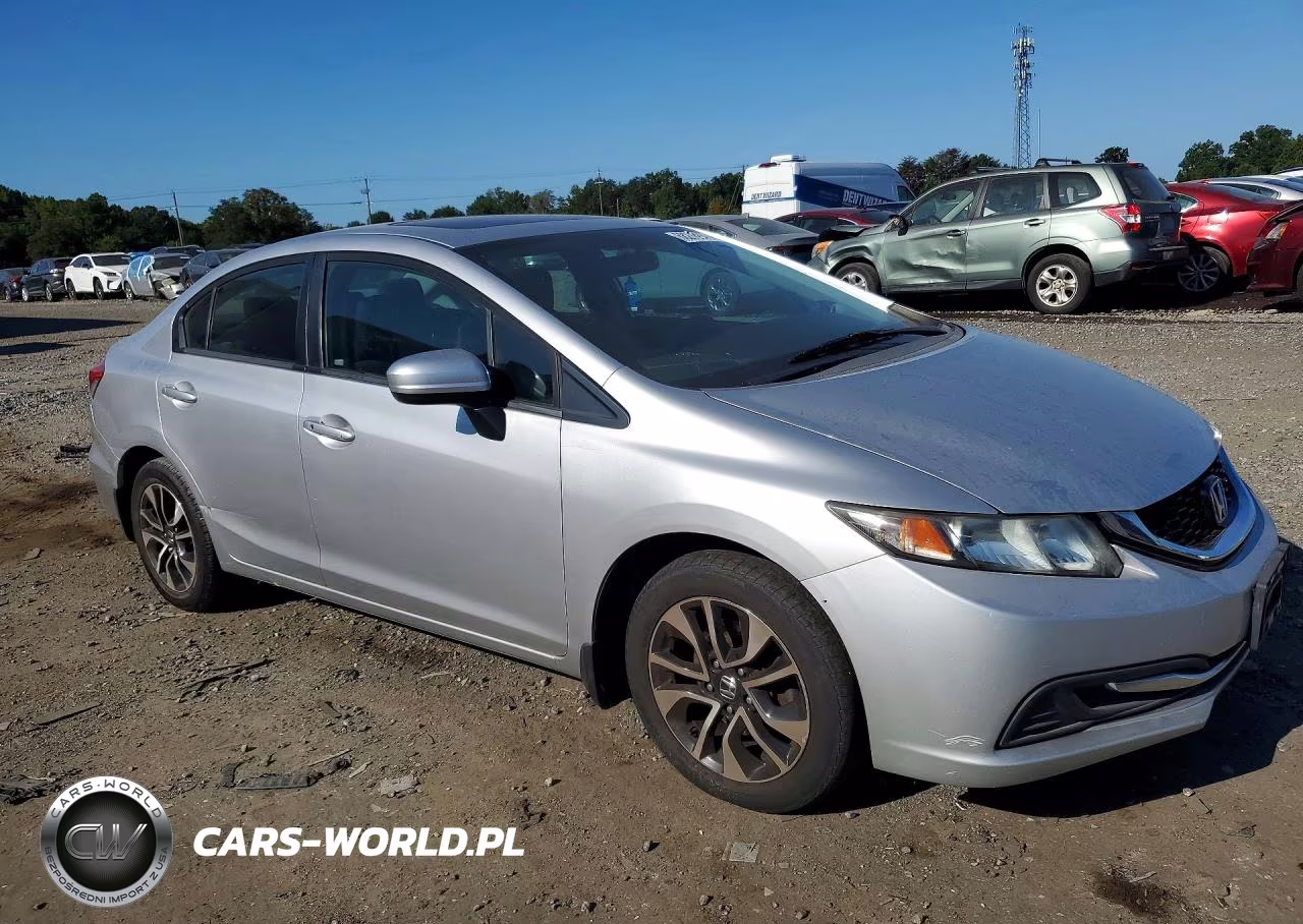 2014 Honda Civic Ex VIN:19XFB2F8XEE017593 - 4