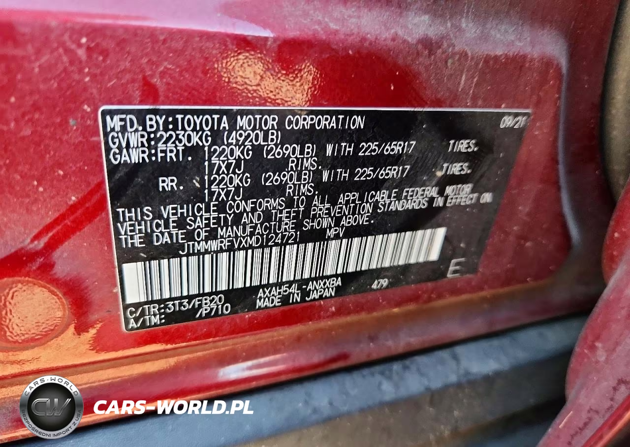 2021 Toyota Rav4 Hybrid Le VIN:JTMMWRFVXMD124721 - 13