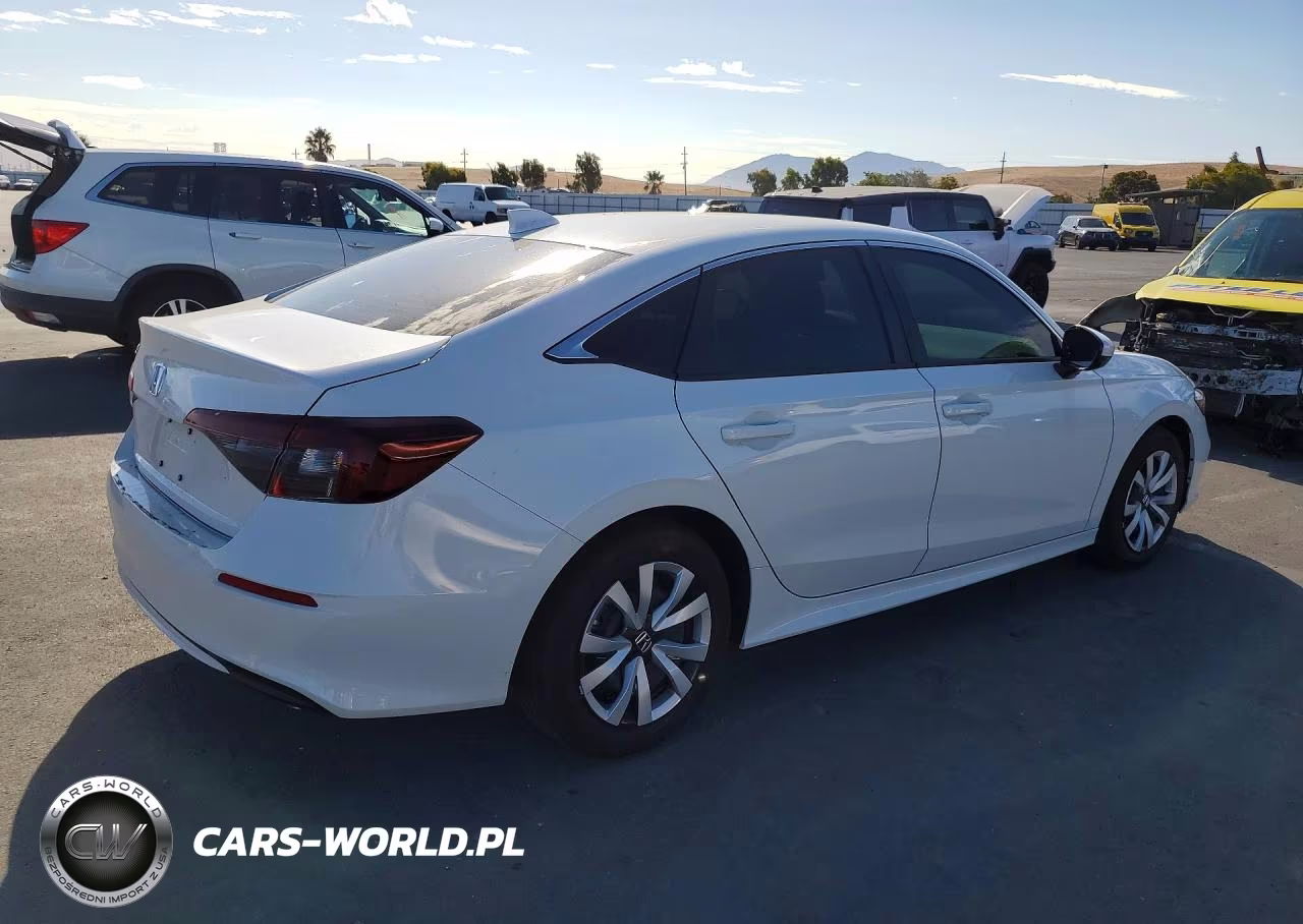2026 Honda Civic Lx VIN:2HGFE2F29TH566174 - 3