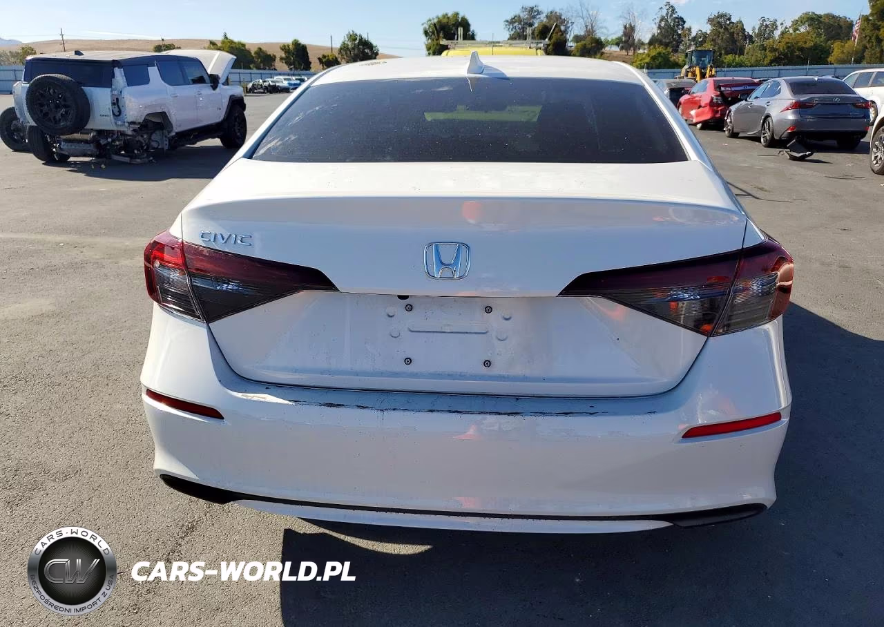 2026 Honda Civic Lx VIN:2HGFE2F29TH566174 - 6