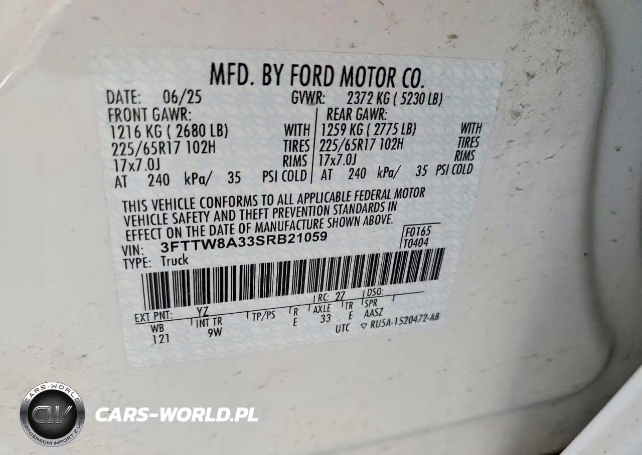 2025 Ford Maverick Xl VIN:3FTTW8A33SRB21059 - 12
