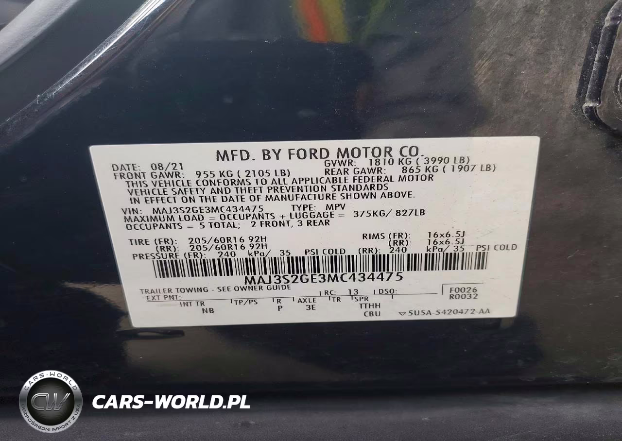 2021 Ford Ecosport Se VIN:MAJ3S2GE3MC434475 - 13