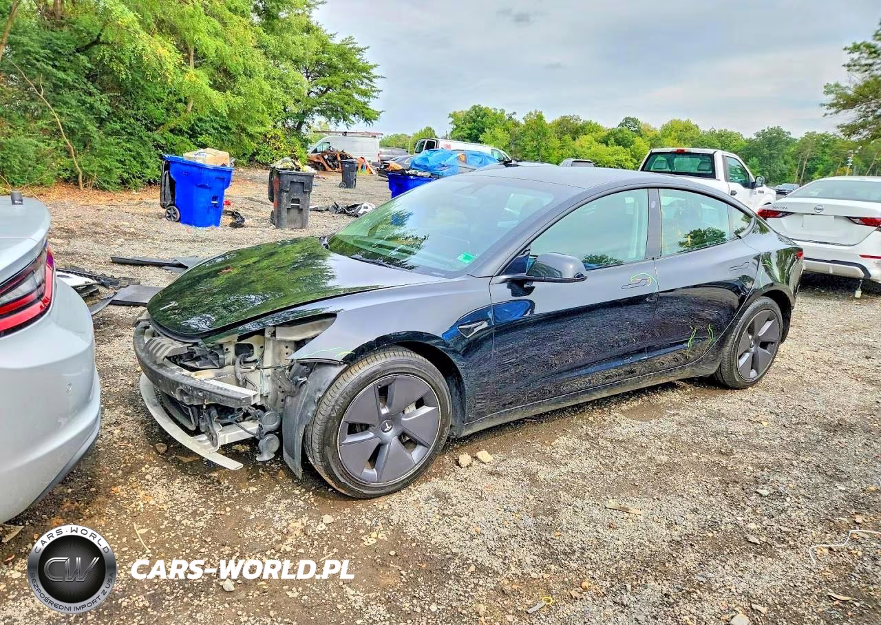 2022 Tesla Model 3 VIN:5YJ3E1EA9NF370197 - 1