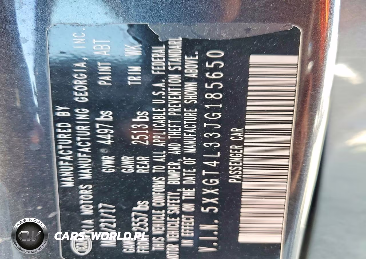2018 Kia Optima S VIN:5XXGT4L33JG185650 - 12
