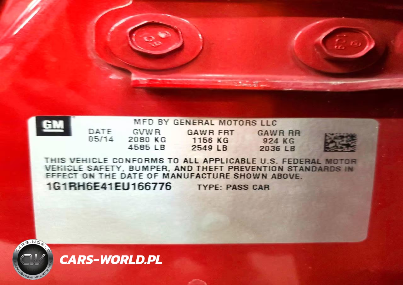2014 Chevrolet Volt VIN:1G1RH6E41EU166776 - 12