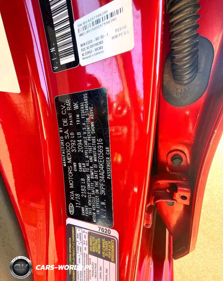 2019 Kia Forte S VIN:3KPF34AD4KE056916 - 10