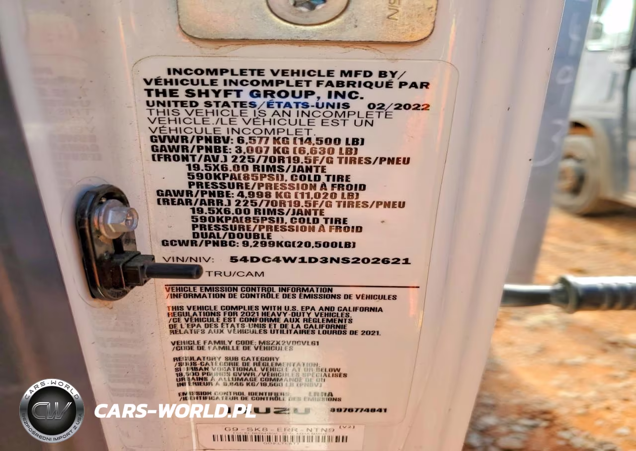 2022 Isuzu Npr Hd VIN:54DC4W1D3NS202621 - 13
