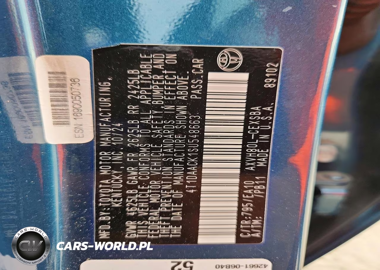 2025 Toyota Camry Se VIN:4T1DAACK1SU548663 - 13